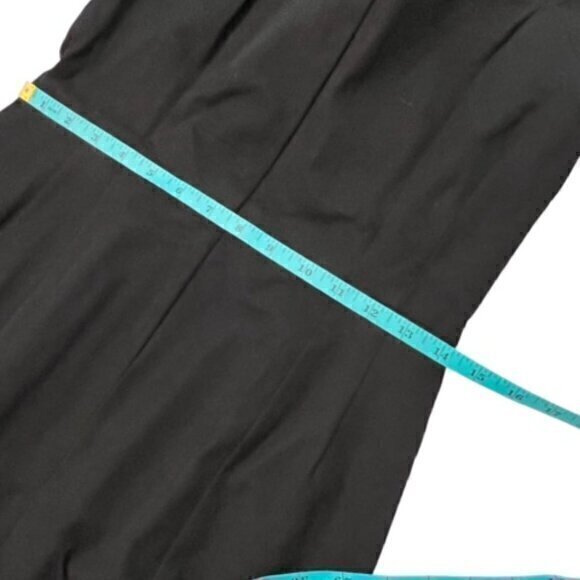 🎉PRICE REDUCED🎉 Banana Republic Black Square Neck‎ Dress 8 Sleeveless Office - Picture 5 of 13